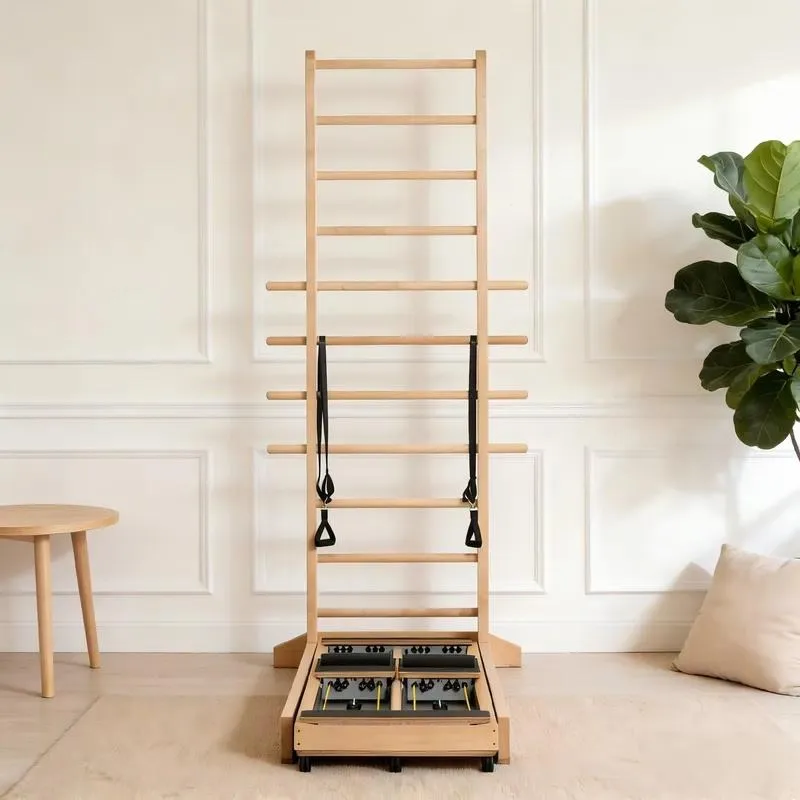 Durable Two Way Slide Maple Pilates Equipment for Yoga Studio Fitness