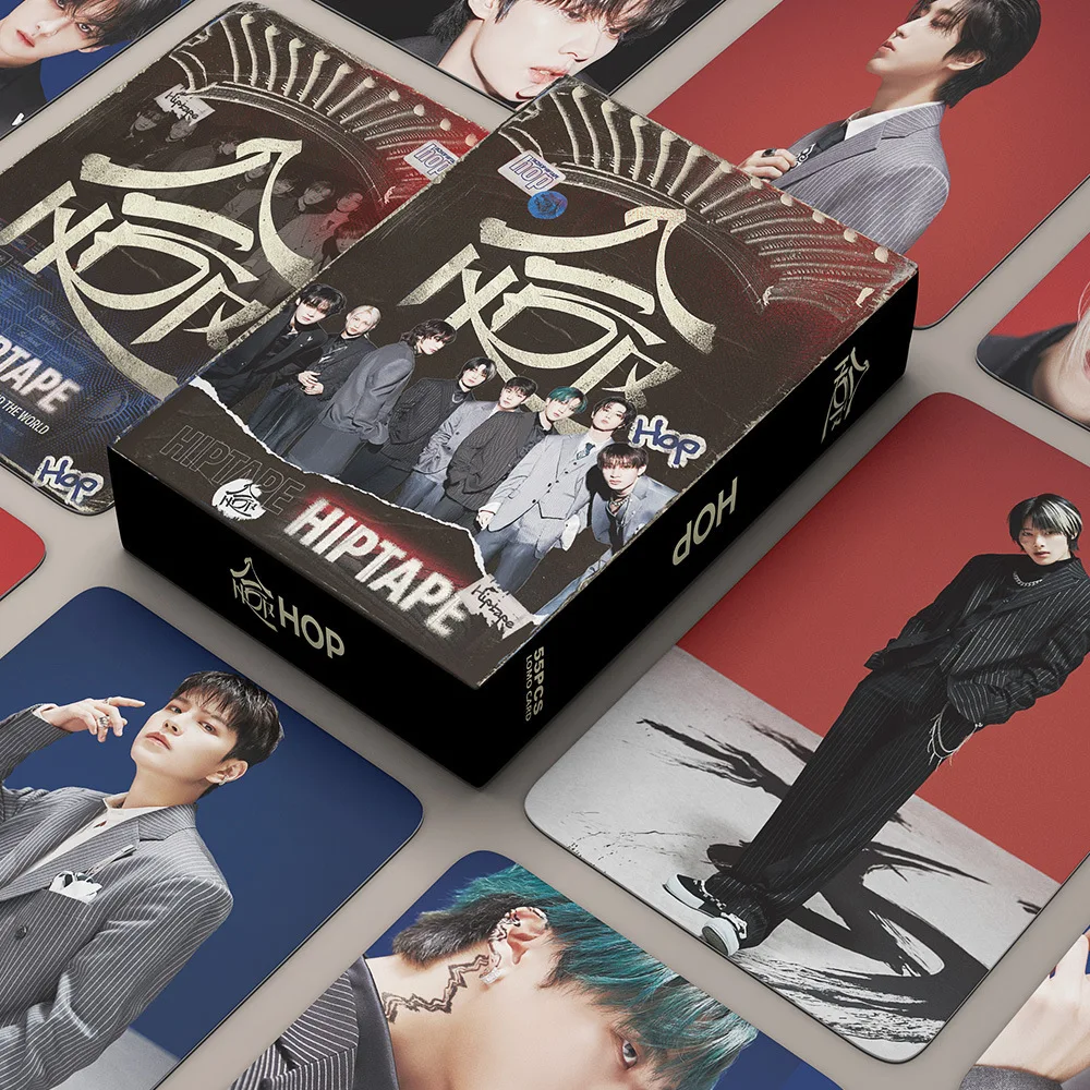 Stray Kids Ensemble de collection de 55 pièces – Album de cartes postales et de cartes photo pour les fans de K-pop