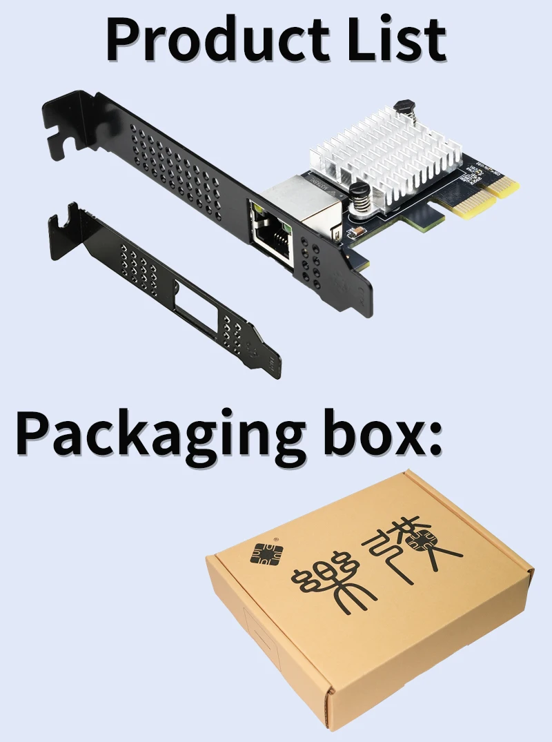 بطاقة شبكة إيثرنت 10G بمنفذ واحد PCIe 4.0 X1 Realtek8127(PXE) سرعات شبكة جيجابت متعددة 10G RJ45 Lan Card #6