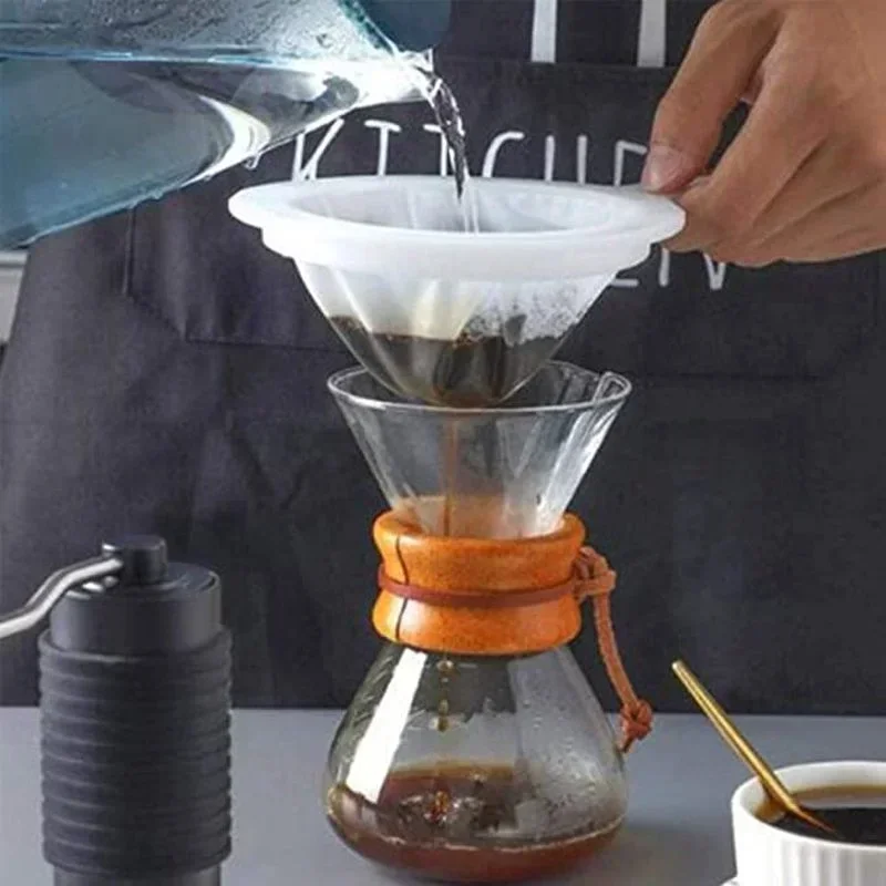 100/200/400 Mesh Washable Nylon Ultra Fine Filter Mesh Strainer Spoon Sieve Soy Milk Juice Coffee Tea Filter Kitchen Colander