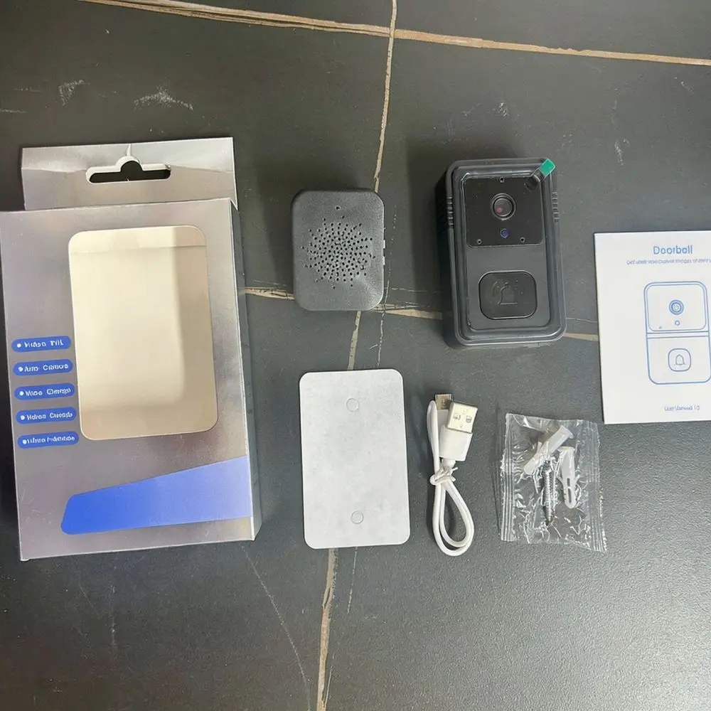 Wireless WiFi Smart Video Doorbell Camera Home Security Intercom Visual Door Phone Remote Monitoring System Tool