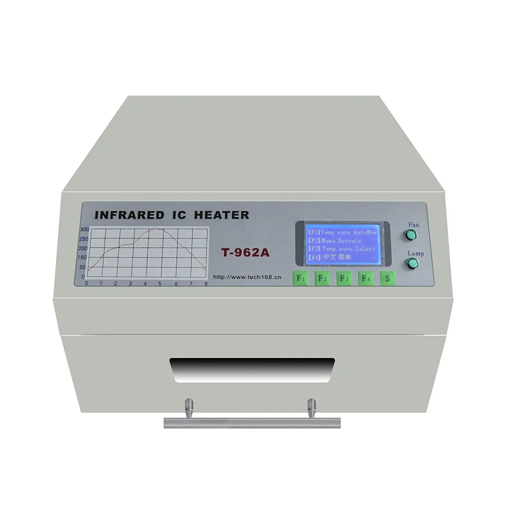 110V/220V Desktop Reflow Oven Infrared IC Heater Soldering Machine 2500W T962c for BGA SMD SMT Rework 400 x 600mm T-962c