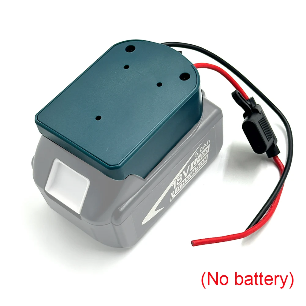 Convertidor adaptador de batería externa para batería Makita de 14V/18V, caja de herramientas eléctricas DIY, Kit de accesorios de enchufe Mod, extensión eléctrica
