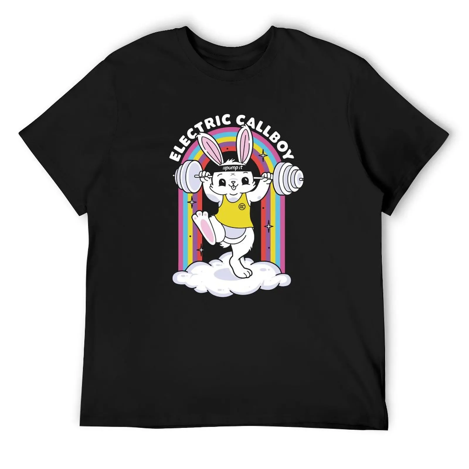 

Pump It Bunny T-Shirt fashion shirts shirts graphic tee gifts for boyfriend mens designer t shirt