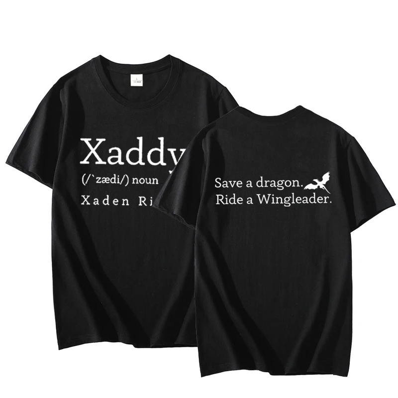 Xaddy Save A Dragon T-shirts Vintage Soft Unisex T-shirt Fantasy Bookish Book Tshirt Causal Cotton Short Sleeve O Neck Tees