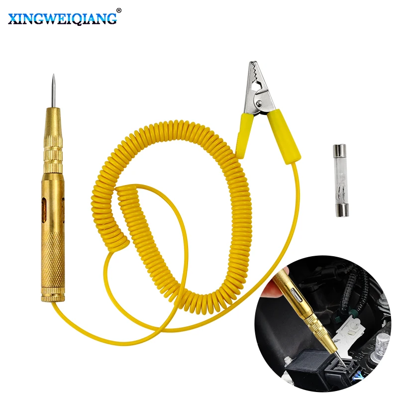 

Ручка для электрического тестирования автомобиля, новая модель, инструмент для обнаружения цепей для ремонта автомобиля, 6-24 В, электрическая ручка для автомобиля, ремонт автомобиля