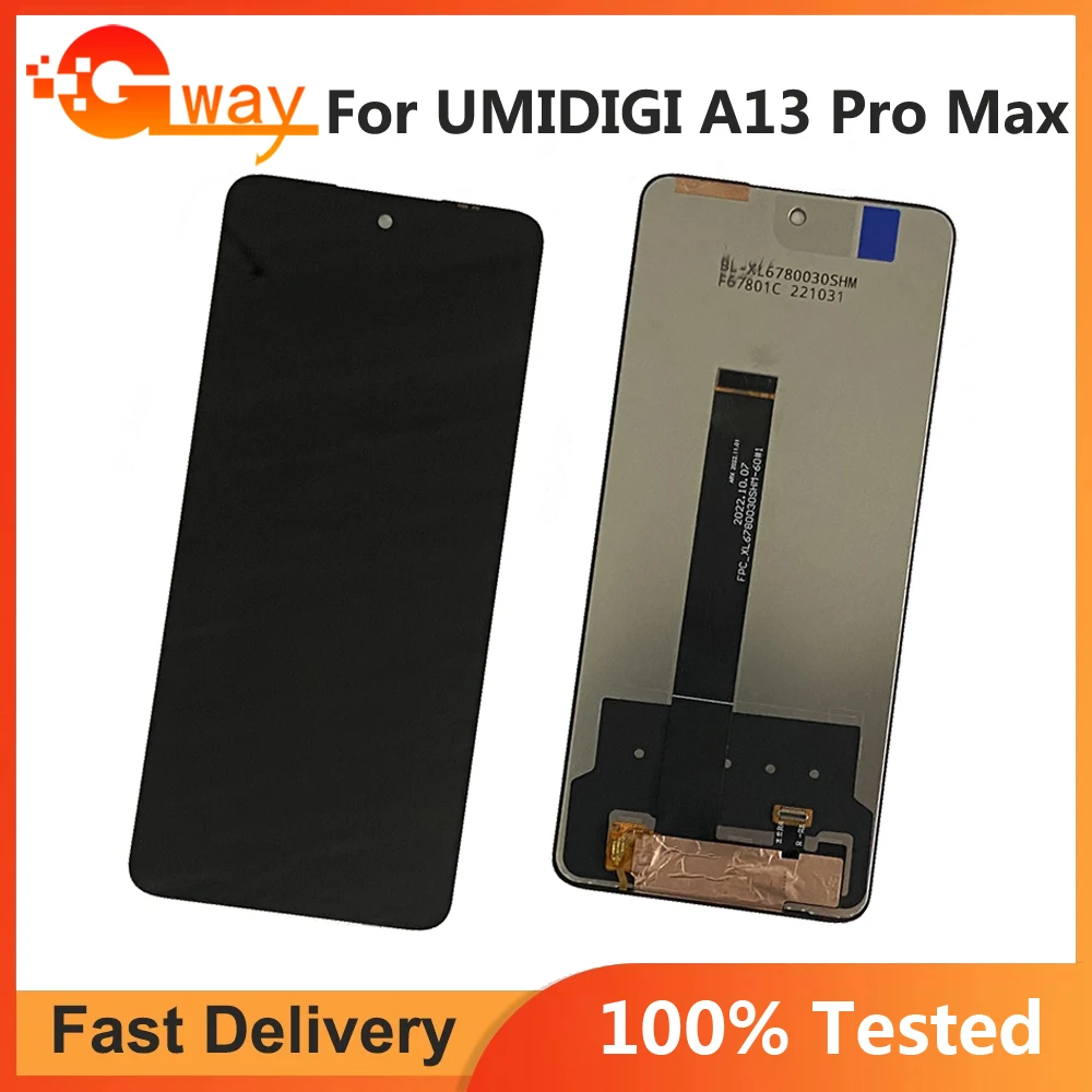 

100% Tested Original For UMIDIGI A13 PRO MAX 5G LCD Display Touch Screen Digitizer Assembly LCD Touch For A13PROMAX 5G LCD