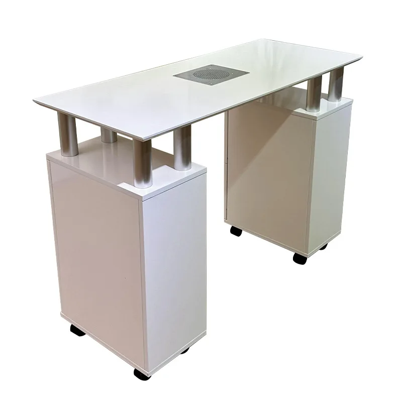 

High Quality Mobile Manicure Table Manicure Table With Activity Wheel Desktop