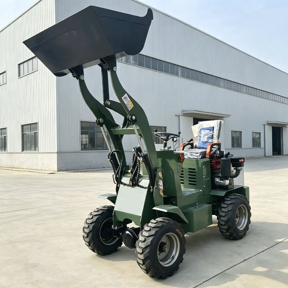Image of Mini-Frontlader, Gelenkiger Radlader, Diesel, CE EPA, Neuer Radlader, Anpassbar, zum Verkauf