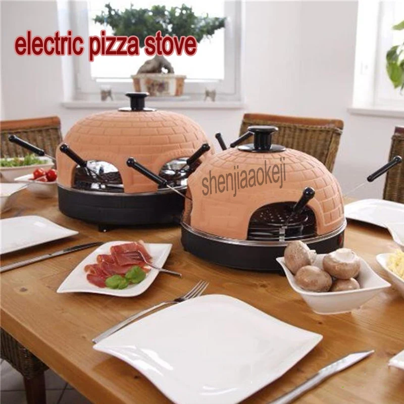 Бытовая электрическая мини-печь для пиццы на 3-5 человек, 220 В, 800 Вт, 1 шт.