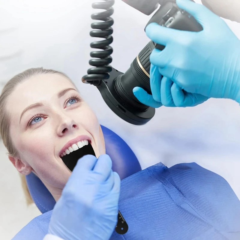 금속 사진 배경 보드 치과용 구강 내 사진 촬영, 6개입 치과 사진 배색 키트