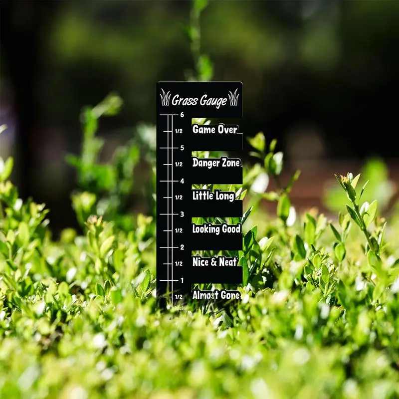 Great Outdoor Grass Ruler Prune 2024 New Product Interesting Metal Grass Ruler Grass Ruler for Garden Correction Metal Crafts