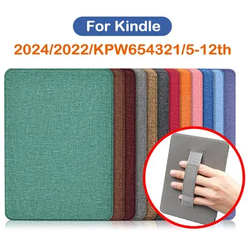 Etui z uchwytem do Kindle Paperwhite 2024 2022 2021 Colorsoft 7 6,8 6 cali 8 10. 11. 12. generacji Pokrowiec ochronny na obudowę