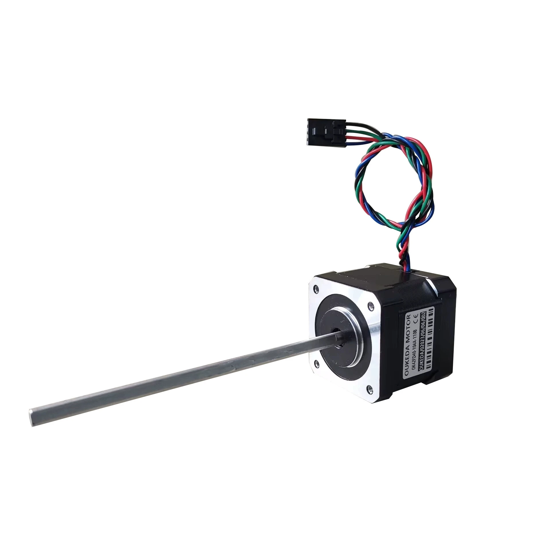 42mm Long Shaft Stepper Motor 0.45NM 1.2A NEMA17 42BYGH40 3D Printing Stepping Motor Step Motor With 5*110mm LM Shaft