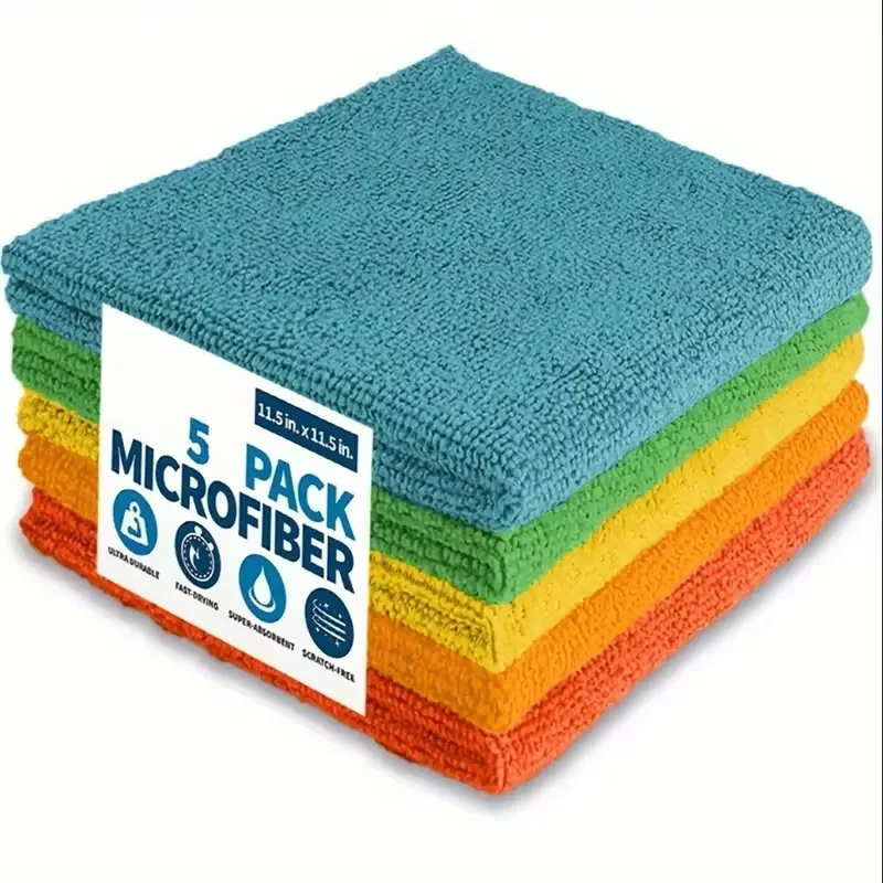 5/10/20/50 Stuks Microfiber Reinigingsdoekje, Afwasdoek Huishoudelijke Vod Keuken Badkamer Reinigingsdoekje Duurzame Absorberende Handdoek