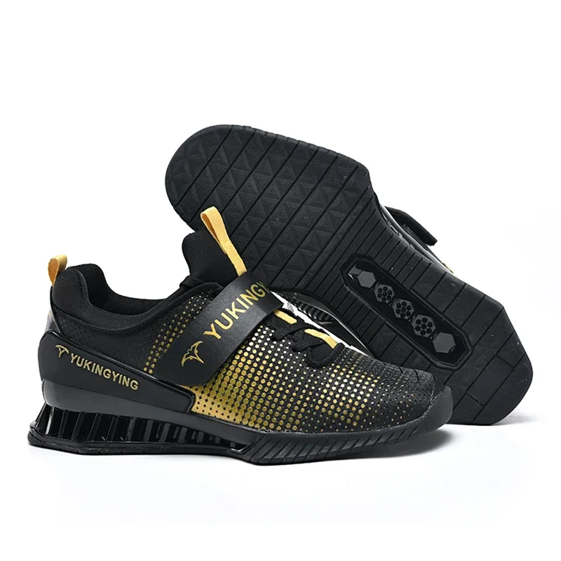 

2026 Men Professional Non Slip Deadlift Shoes Fitness Weightlifting Squat Barefoot Training Sneakers High-Quality Weightlifting