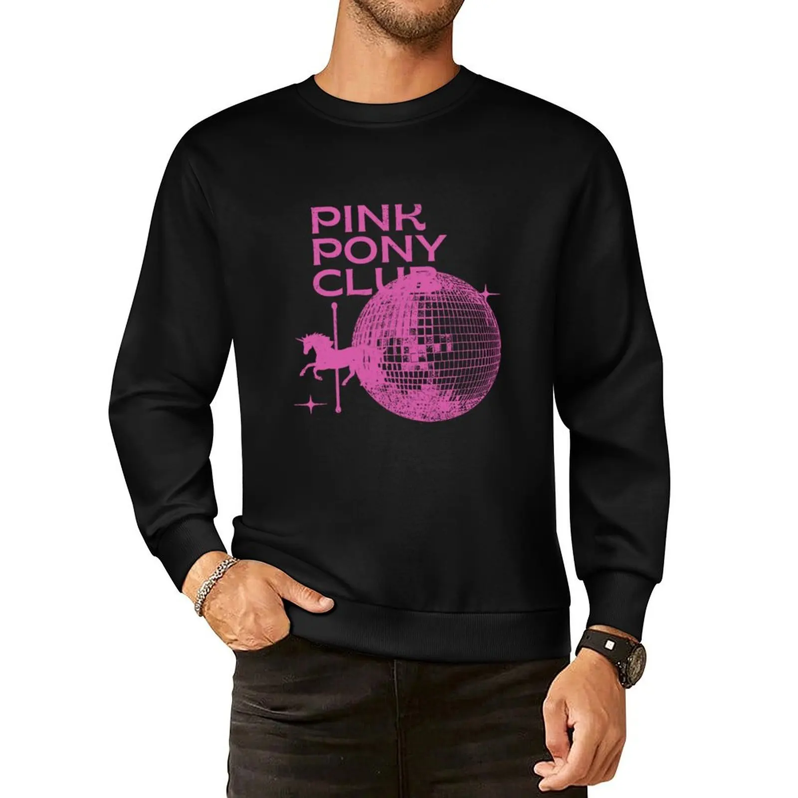 

Pink Pony Club Chappell Roan Pullover Hoodie streetwear men male clothes graphic sweatshirts