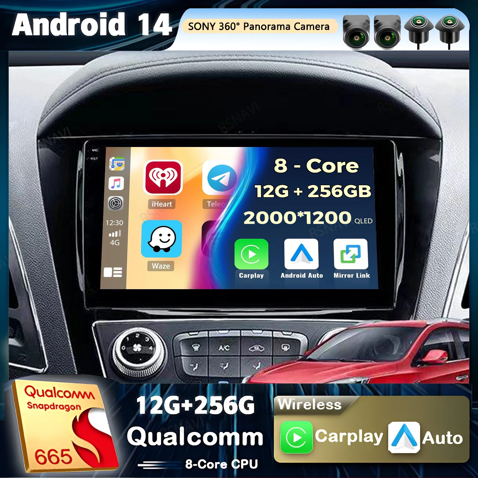 

Android 14 CarPlay Car Radio For JAC Refine S5 2013-2019 Multimedia Navigation GPS Stereo Auto video Head Unit BT DVD 360Camera