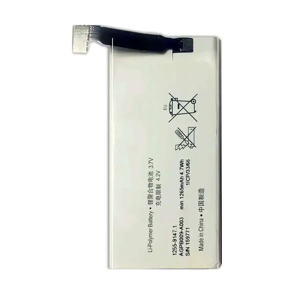 

AGPB009-A003 For Sony Xperia Advance St27i GO St27a St27 Mobile Phone Battery Reliable Replacement 1265Mah