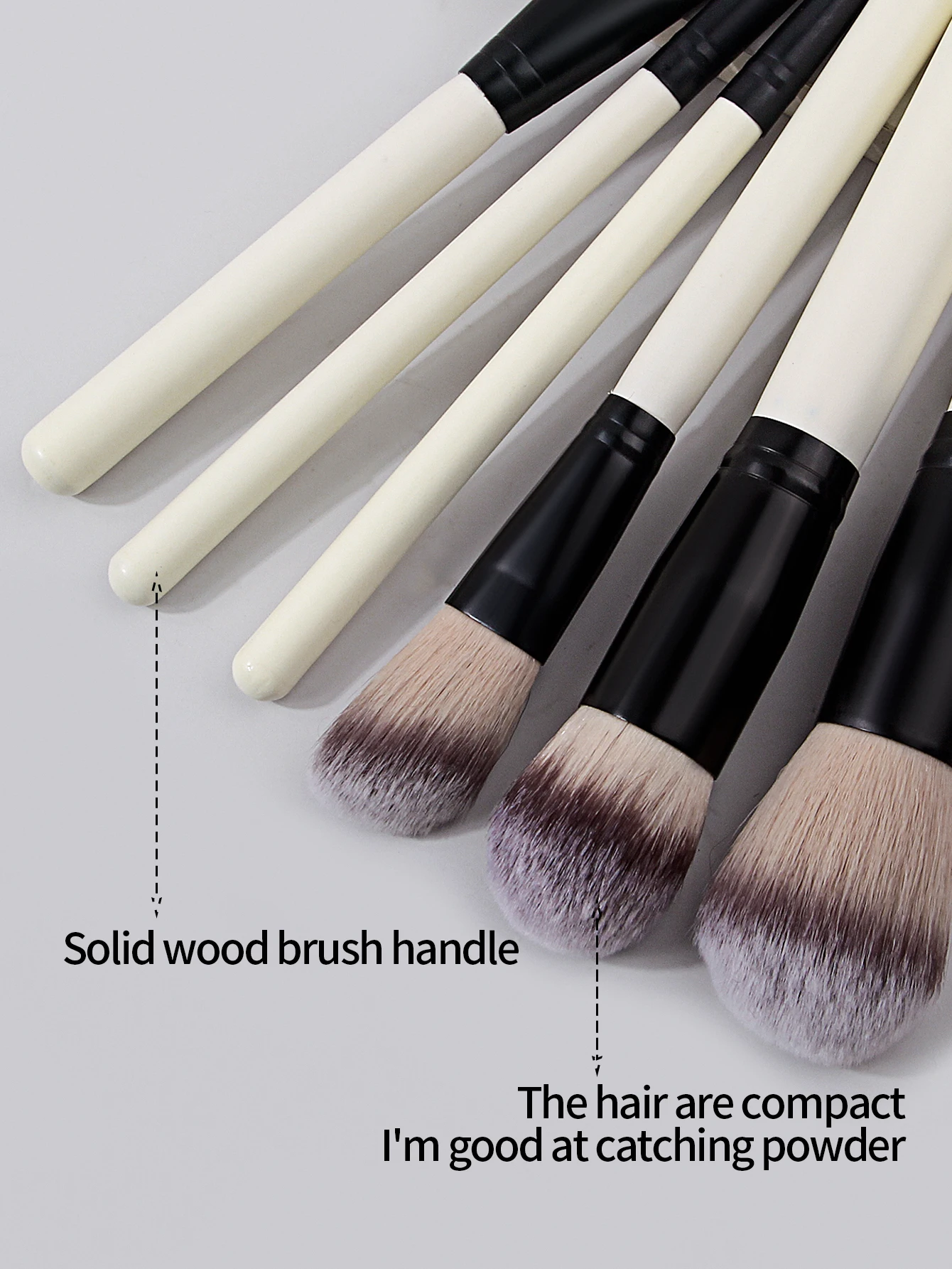 15Pcs Premium Makeup Brushes Set Foundation Brush with Eyeshadow Details Brushes Soft Bristle for Travel School Beginne2028