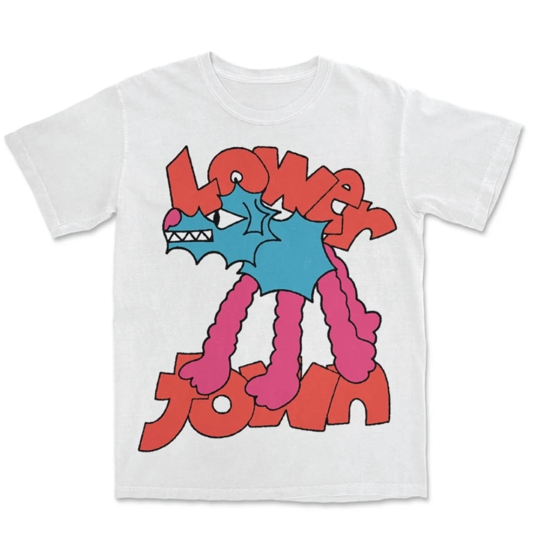 Spring/Summer 2026 Beabadoobee Dreamy Female Vocal Band American Casual Pure Cotton T-shirt Short Sleeve