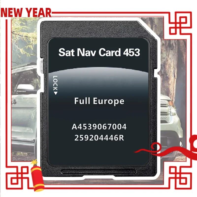 

Sat Nav A4539067004 System Update Map Full Europe for Smart 453 mit Cool & Media Navigation Car 2023 GPS SD Card