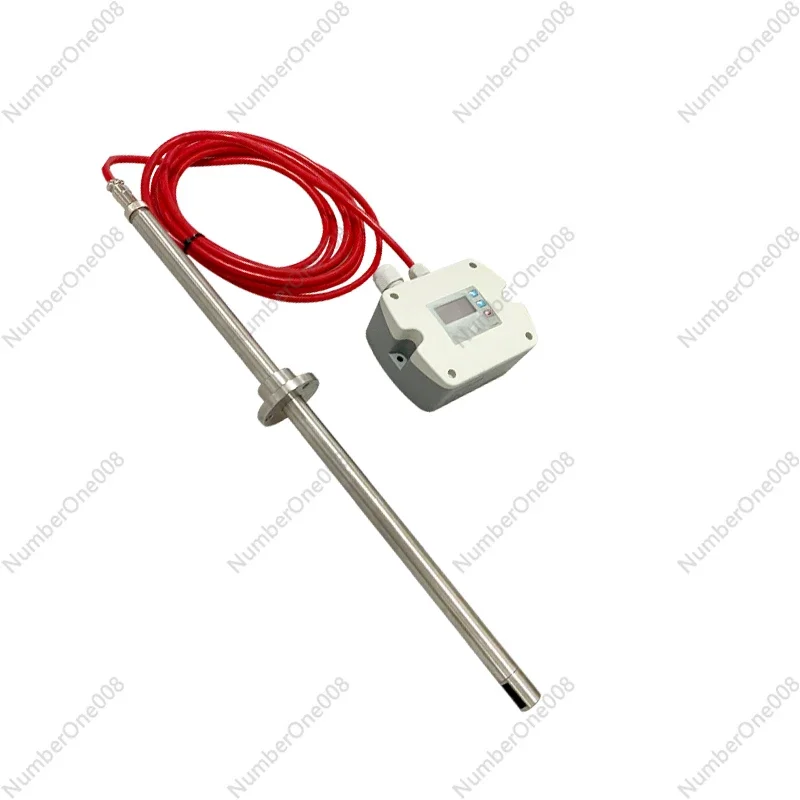 Thermal Air Flow Transmitter Pipeline Sensor with LCD Display Resistant to High Temperature and Dust