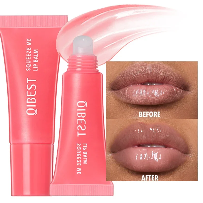 Fruit Mirror Lip Oil Transparent Nutritious Jelly Natural Lip Gloss Lasting Moisturize Plumper Lips Tint Lip Balm Korean Makeup