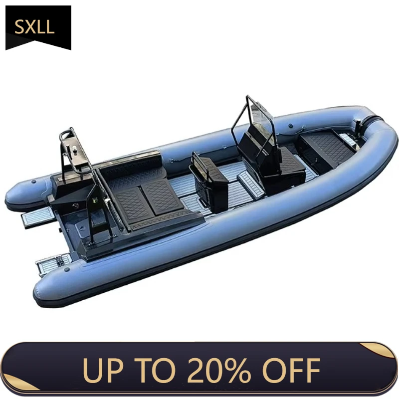 SXLL  Factory Price Made in China High Speed Ribbed Boat with Outboard Motor Jet Boat Engine