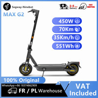 EU STOCK Oiginal Ninebot By Segway Max G2 Electric Scooter 1000W Motor 35KM/H Speed 70KM Range New version Motor KickScooter