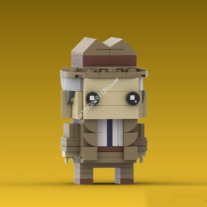 

152 шт. MOC René Belloq Raiders of the Lost Arkss Brickheadz строительные блоки решают проблему творчества Рождественская игрушка в подарок