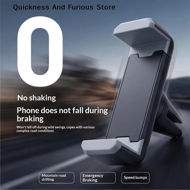 【MO】Universal Car Phone Holder For Phone Air Vent Mount Clip In Car Phone Stand Support Smartphone
