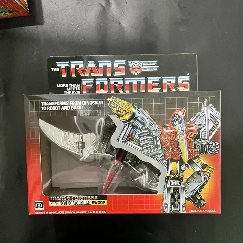 مجموعة ألعاب الدينوبوت من Transformetion G1 Reissue KO Dinobots Grimlock Snarl Swoop Sludge Kickback Bombshell مجموعة هدايا لعبة شخصيات الحركة