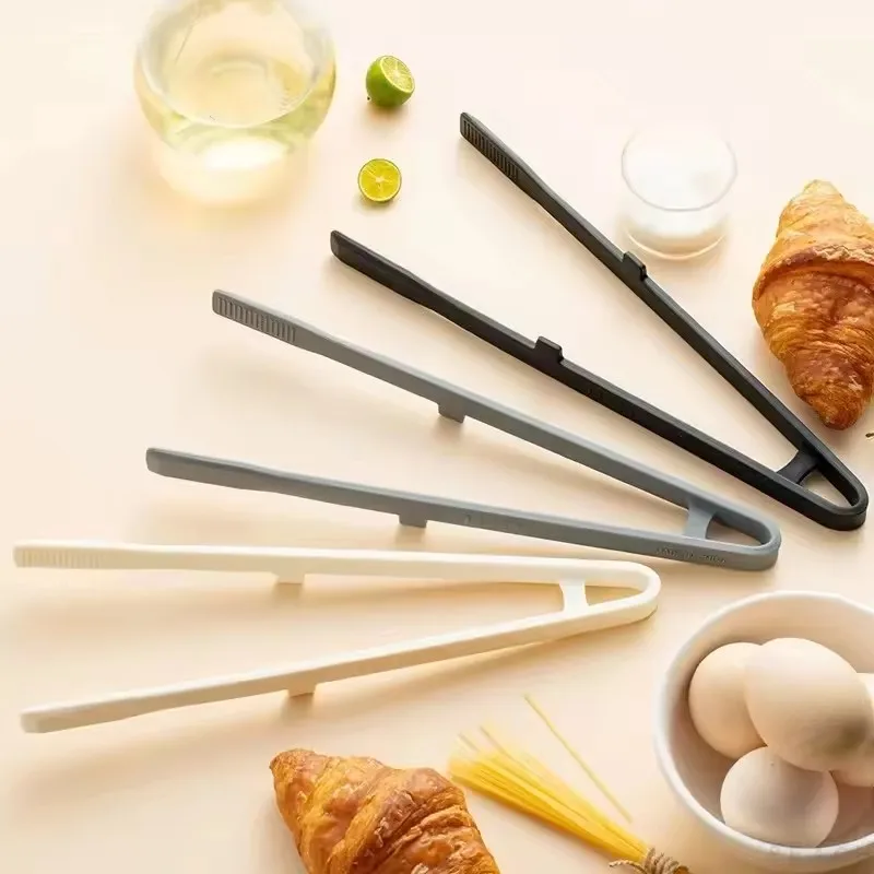 Pinzas de silicona para parrilla, pinza antiadherente para alimentos y pan, resistente al calor, para barbacoa, ensaladas, cocina, servir, carne, pasta, para cocina