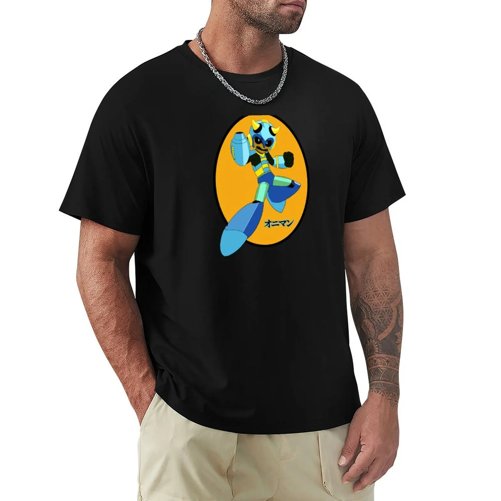 

Oniman T-Shirt quick-drying anime tshirt mens graphic t-shirts pack
