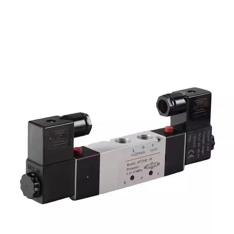 4V130C-06 4V230C-08 Solenoid Valve Control Valve Reversing valve 12v 24V 220v 36V Coil Two-position Five-way 4V330C-10 4V430C-15