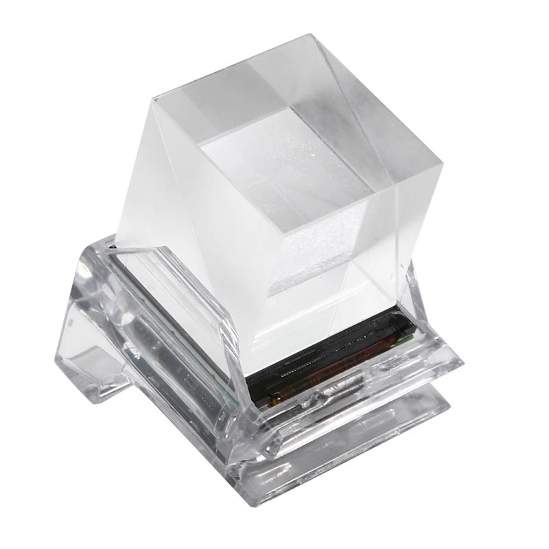 T31C-Transparent Miniature TV With Pseudo-Holographic Optical Components, Illuminated Ornament Transparent Crystal Lamp Base