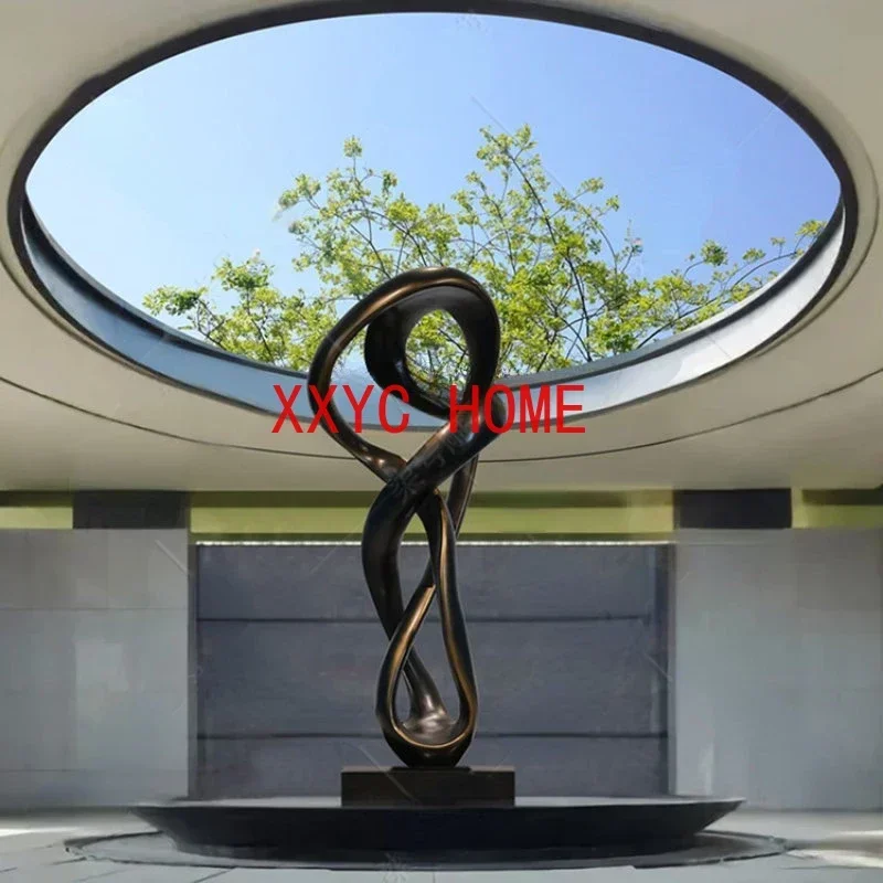 

yj Скульптурные украшения Абстрактные FRP Большие напольные поделки Креативные мягкие украшения Мебель