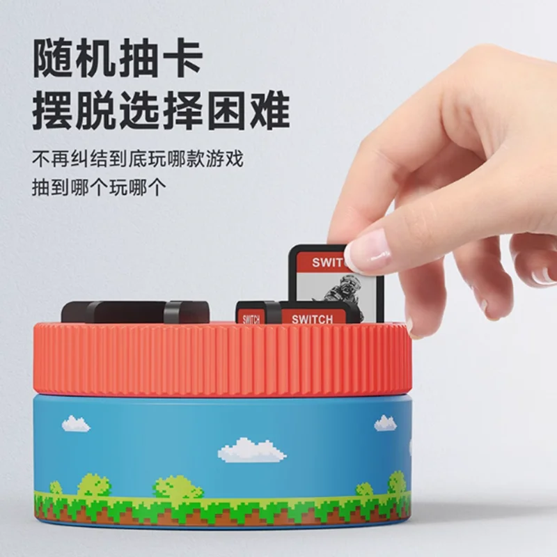 Switch game cartridge with Nintendo rotating card case store peripherals creative accessories switch storage box