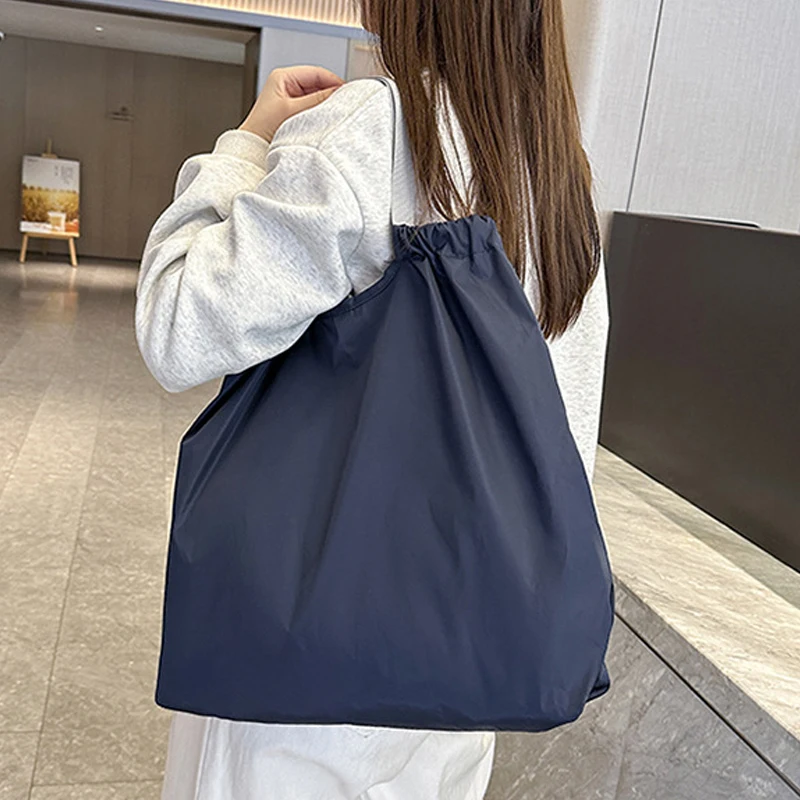 

Reusable Shopping Bag Large Washable Grocery Bags Portable Waterproof Oxford Fabric Foldable Organizer Storage Shopper Handbag