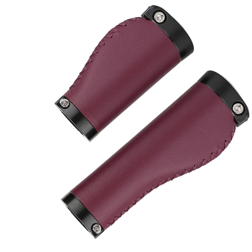 Bicycle Handlebar Covers Mountain Bike Vintage Microfiber Leather Handlebar Covers Shock Absorption Comfort Grips