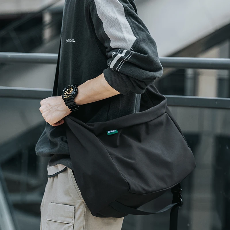 

Многофункциональная парусиновая сумка-мессенджер для мужчин, 14-дюймовая сумка через плечо для ноутбука с застежкой-молнией, ретро-оксфордская сумка-хобо для мужчин и женщин