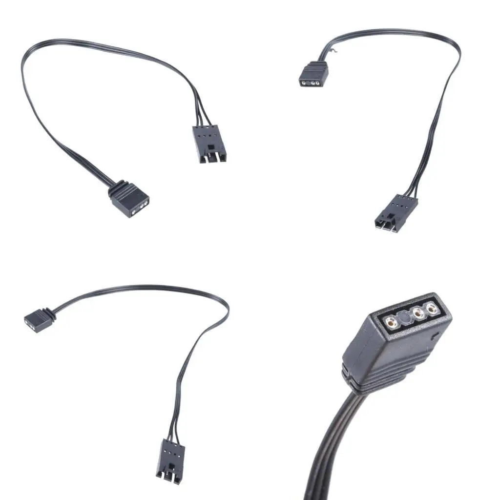 

Y1UB 24AWG Lighting Strips Light Extension Cable 4Pin Male to Female LED Strips Cable