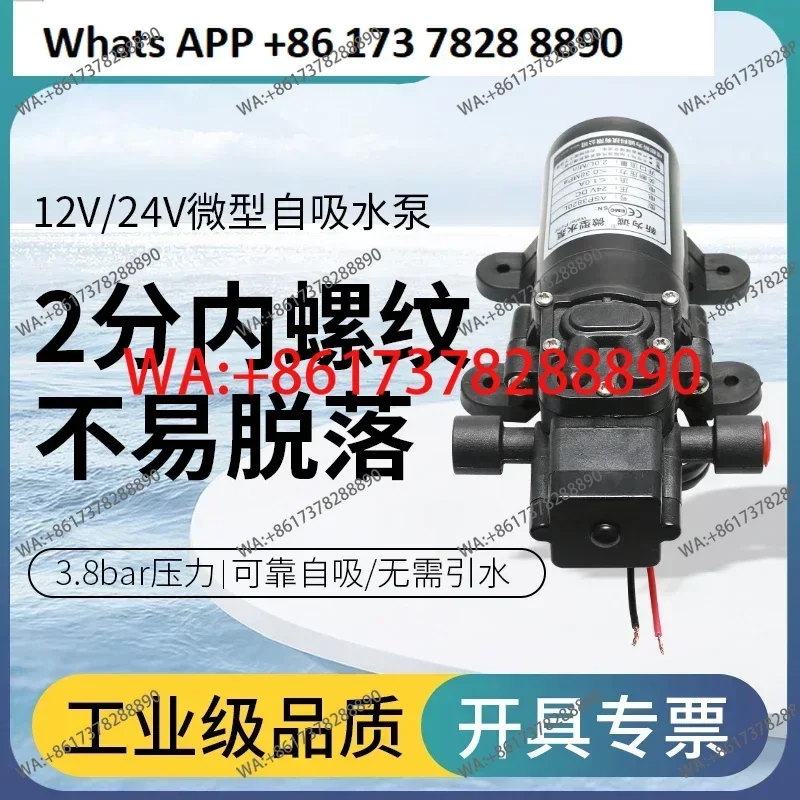 

Direct sales miniature electric diaphragm pump, playground jet pump engineering plastic 24v12v DC self-priming pump