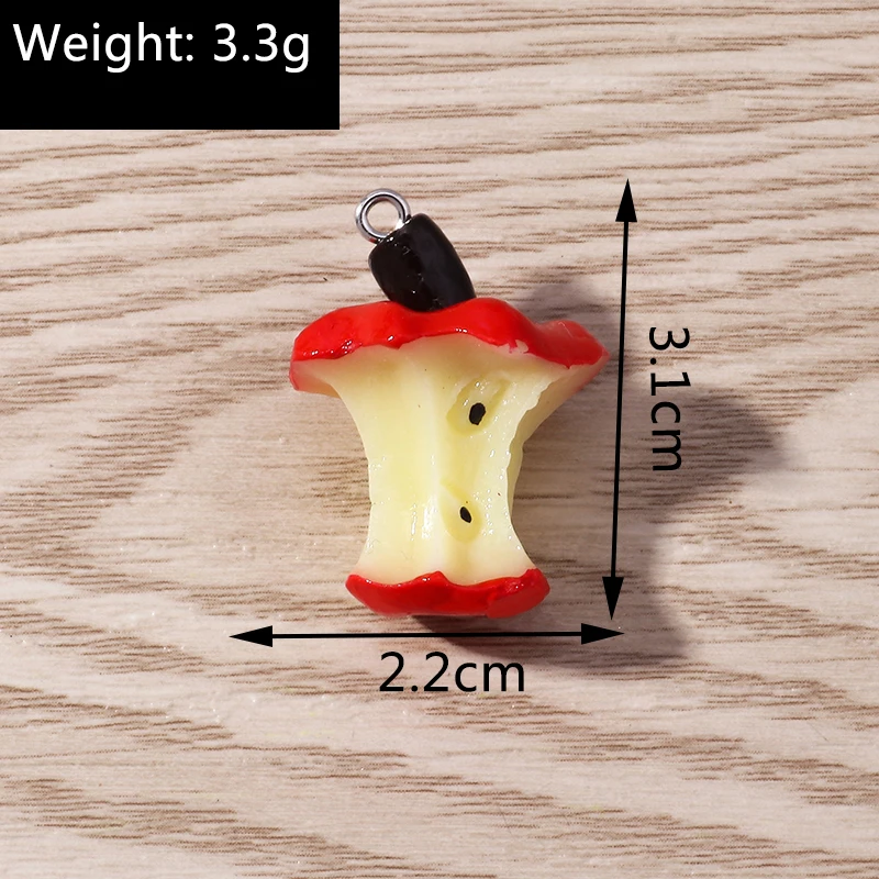 Tusember 10 Stück niedliche Frucht-Cartoon-Erdbeer-Charms für handgefertigte Ohrringe, Armbänder, Halsketten, Schmuckherstellung, Zubehör – Detail 17
