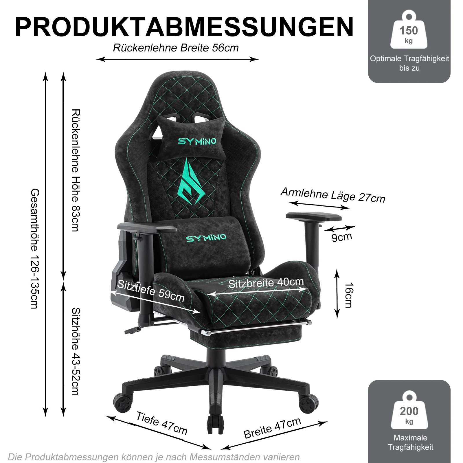 Image of Sedia da gaming Symino con poggiapiedi, sedia da corsa design per PC, pelle PU vintage, sedia da ufficio ergonomica cod004