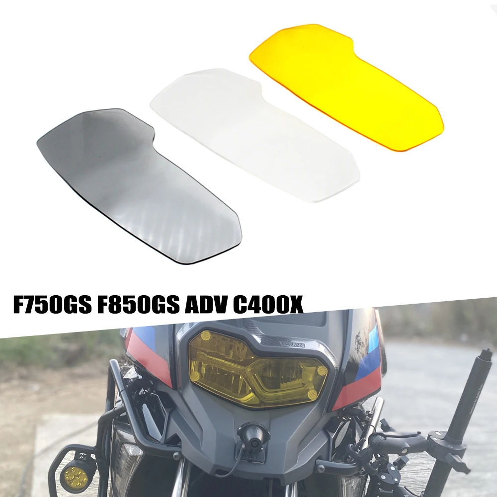 Headlight Head Light Guard Protector Cover Protection Grill Acrylic shade For BMW F850GS F750GS Adventure C400X 2018-2022 2021