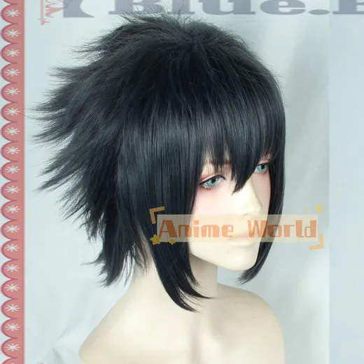 Anime Noctis Lucis Caelum Cosplay Wig Halloween Carnival Party Props Synthetic Hair Heat Resistant Fiber + Wig Cap