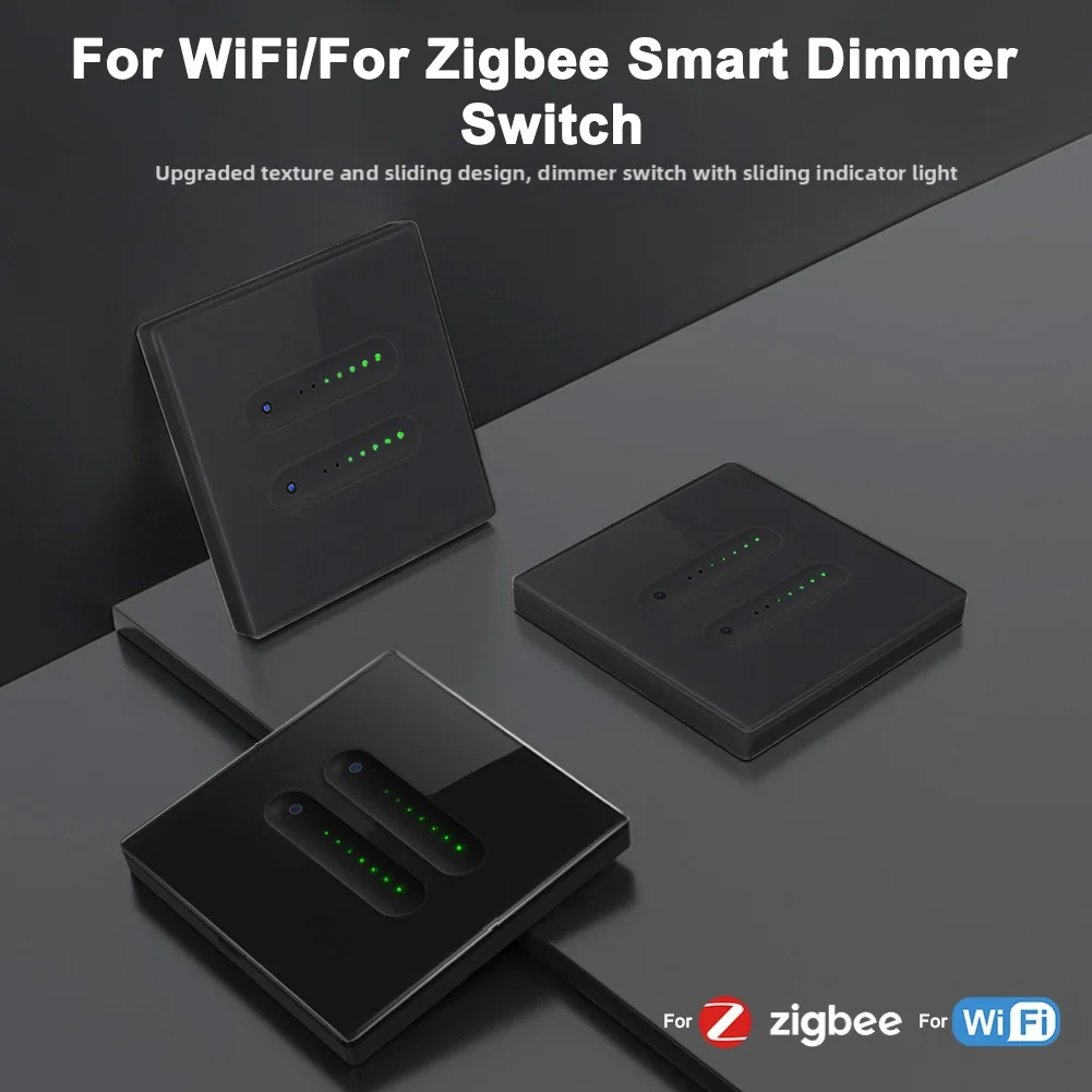 WiFi 2Way Smart Dimmer Switch Compatible with For Alexa and Google Assistant for Customizable Lighting and Automation