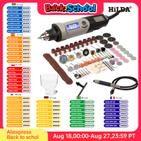 HILDA Electric Drill Rotary Tool Electric Tools Variable Speed 400W Mini Drill 6 Position Rotary Tools Mini Grinding Machine